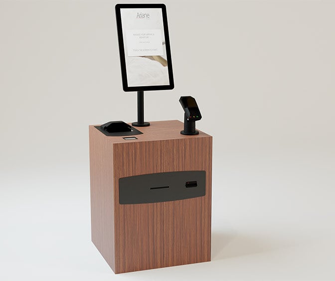 Modular integrated kiosk